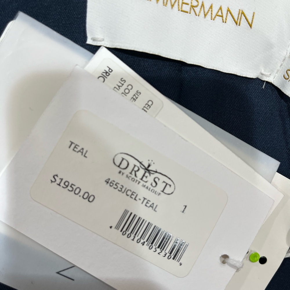 Zimmermann Navy Fringe Cape - Picture 5 of 5